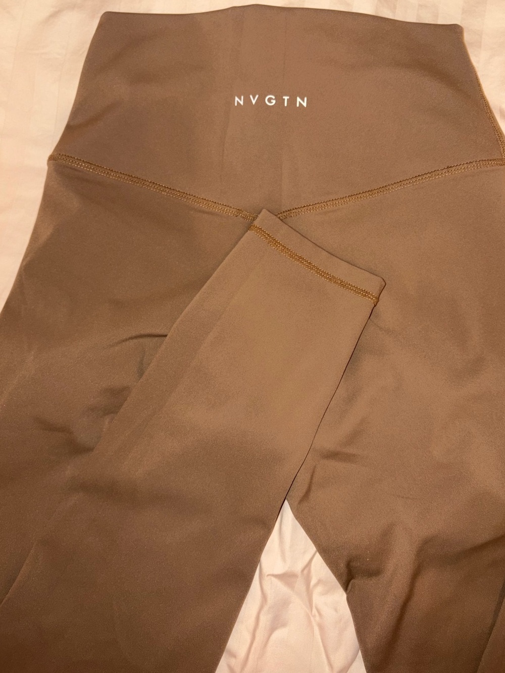 NVGTN High-Rise Leggings — Taupe Brown